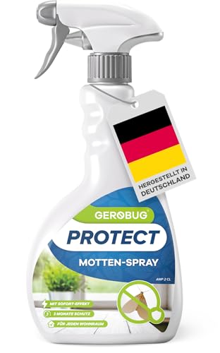 GEROBUG Anti Motten-Spray 500 ml - Einfache...