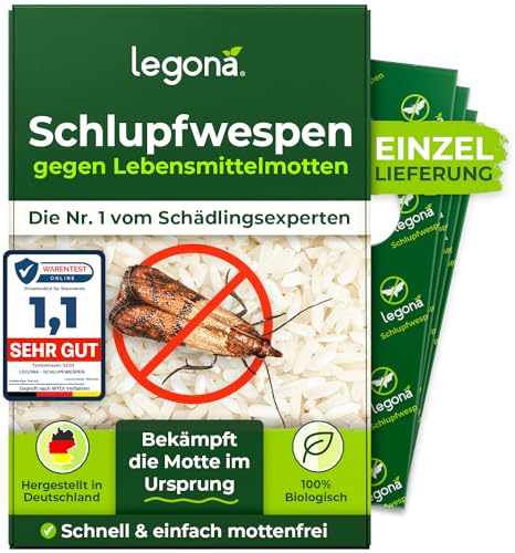 Legona® - Schlupfwespen gegen Lebensmittelmotten...