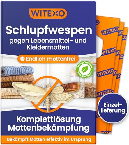 Witexo® Schlupfwespen gegen Lebensmittelmotten...